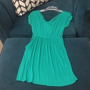 Casual Green Women's Dress